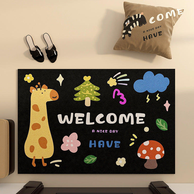 Playful Animal-Themed Bath Mat