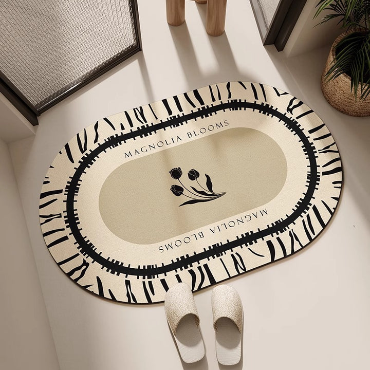 Luxurious Half-Moon Entry Mat