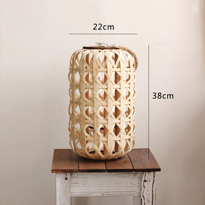Handcrafted lantern in natural design Stornfield