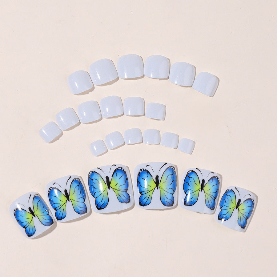 Decorative Butterfly Press-On Nail Set Stornfield