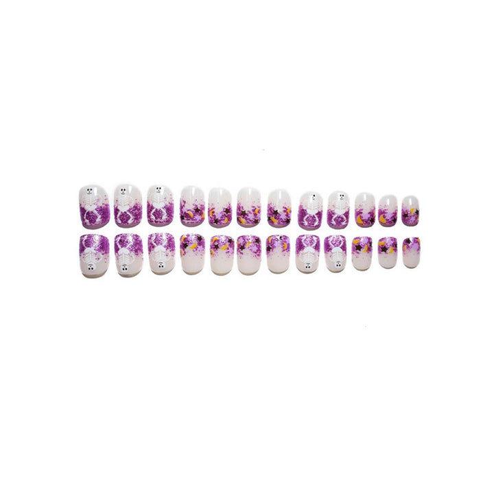 Creative Halloween-Inspired Press-On Nail Art Stornfield