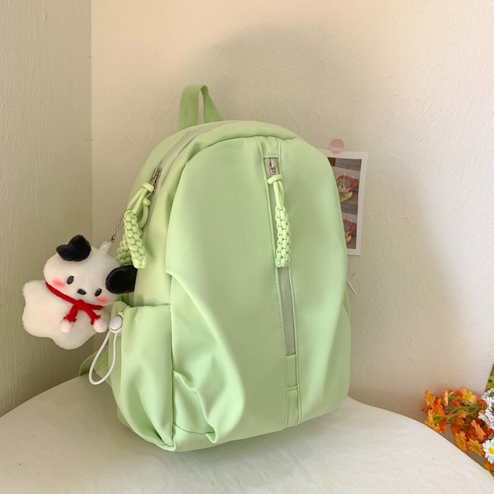Backpack with Cute Plush Keychain and Practical Storage Stornfield