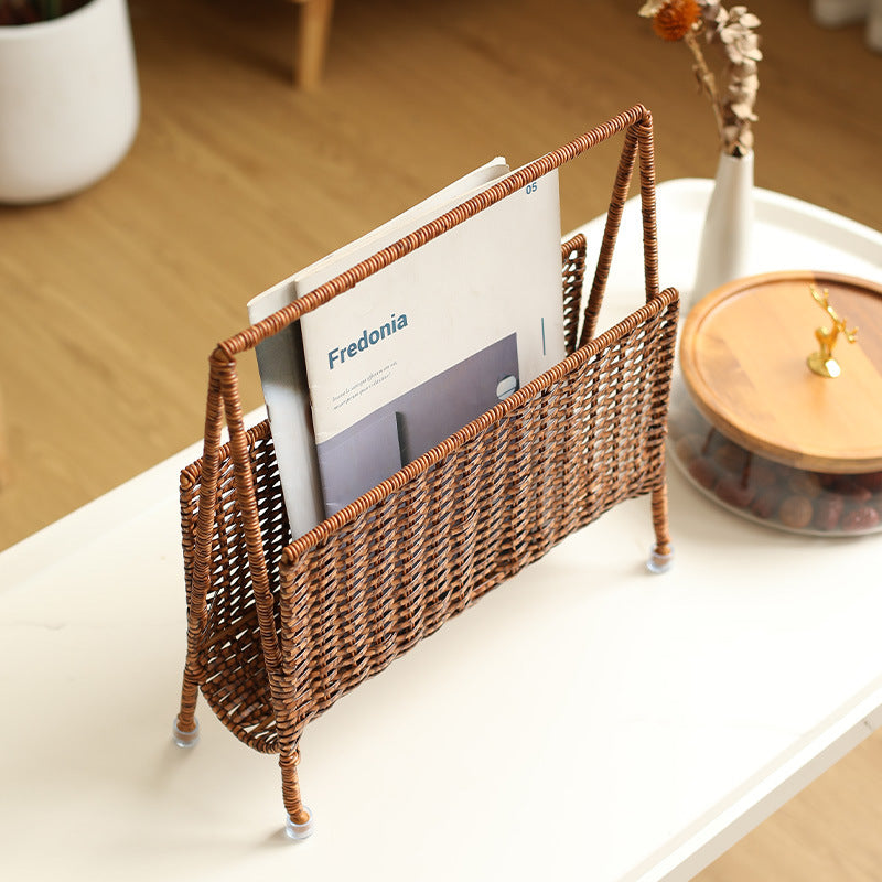 Unisex Handwoven Newspaper and Magazine Stand Stornfield