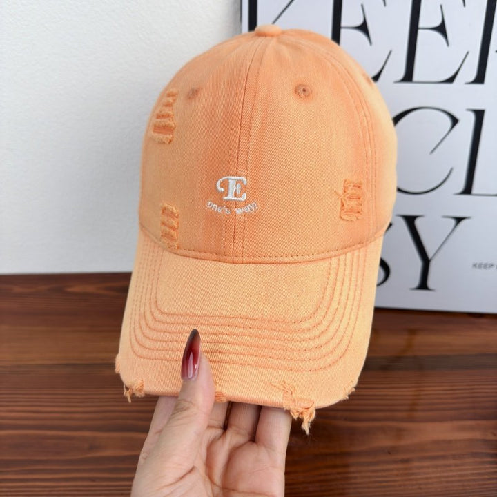 Unisex Distressed Denim Cap Stornfield