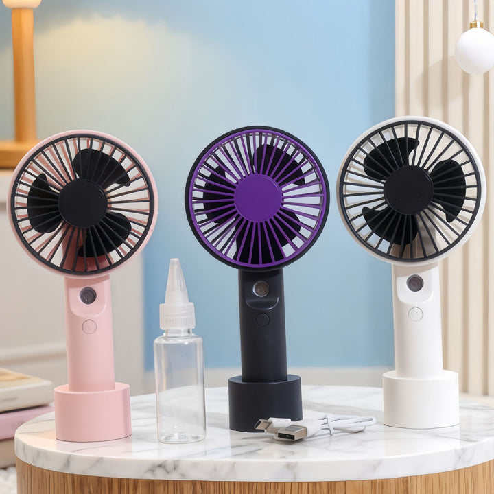 Ladies Portable Spray Fan with Ergonomic Design Stornfield