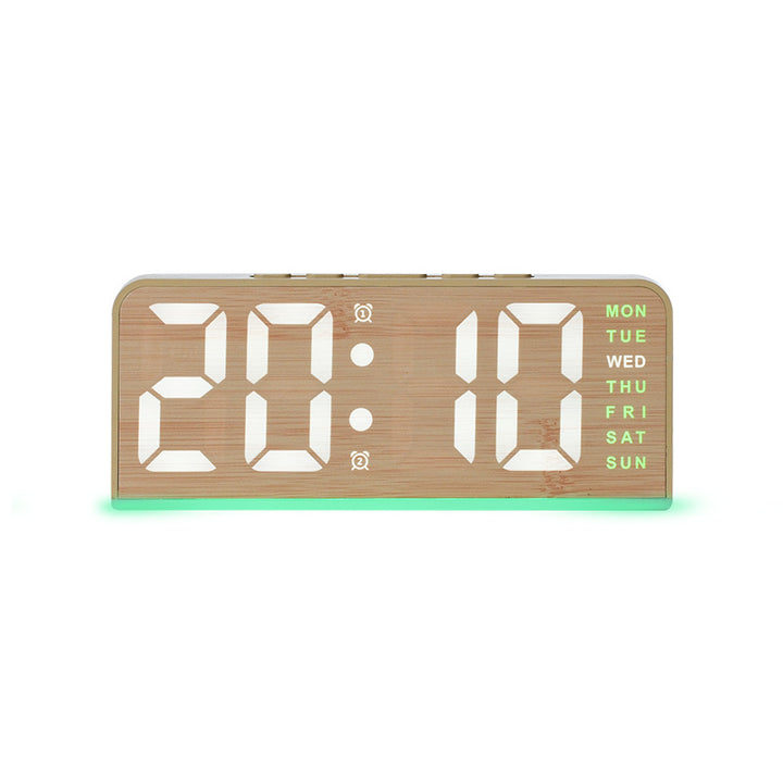 Digital Light Alarm Clock with Temperature Display Stornfield
