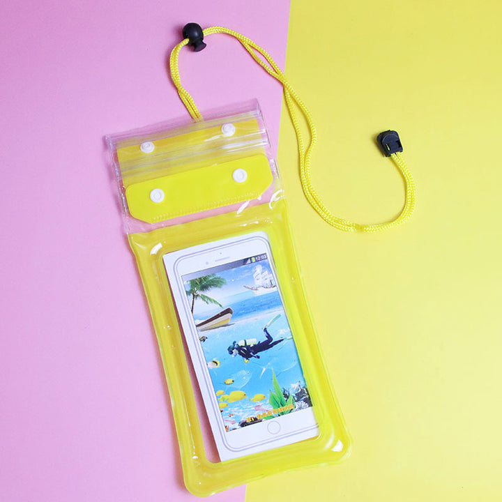 Unisex waterproof smartphone bag with flexible carrying strap Stornfield
