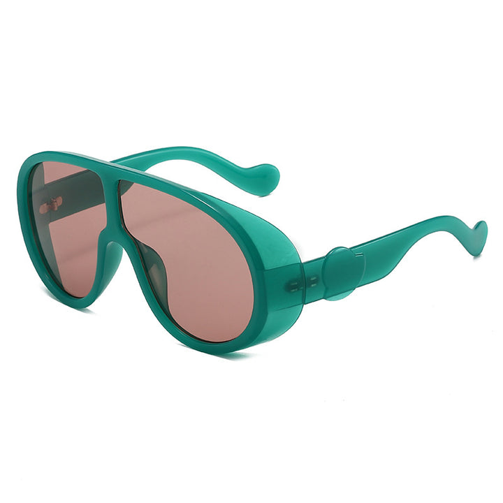 Ladies extravagant sunglasses with stylish transparent frame Stornfield