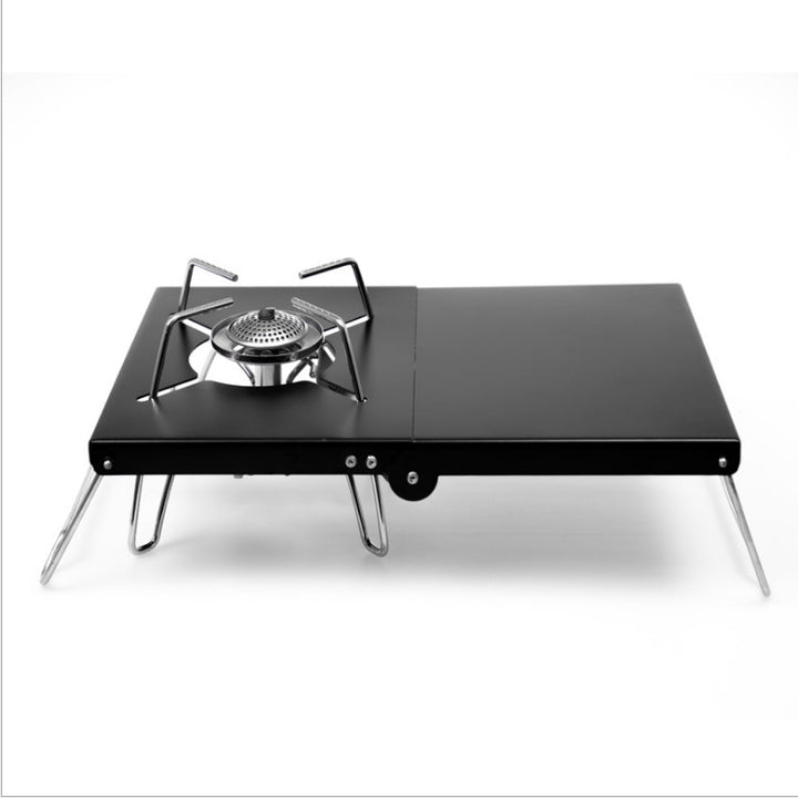 Portable Gas Cooking Table with Folding Design and Sturdy Aluminum Surface Stornfield