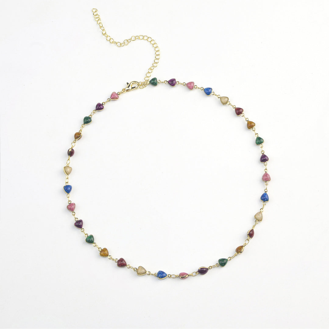 Heart-Shaped Beaded Anklet Stornfield