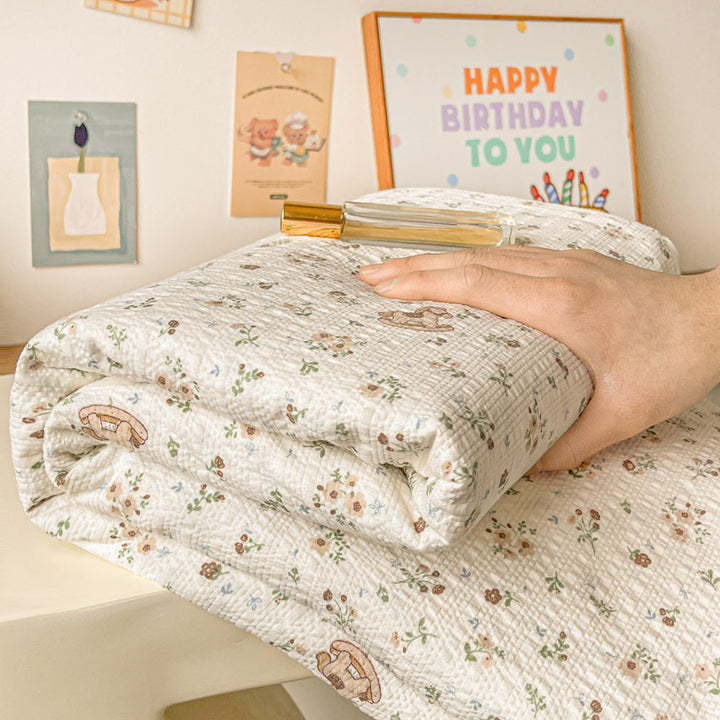 Reversible Playful Baby Quilt