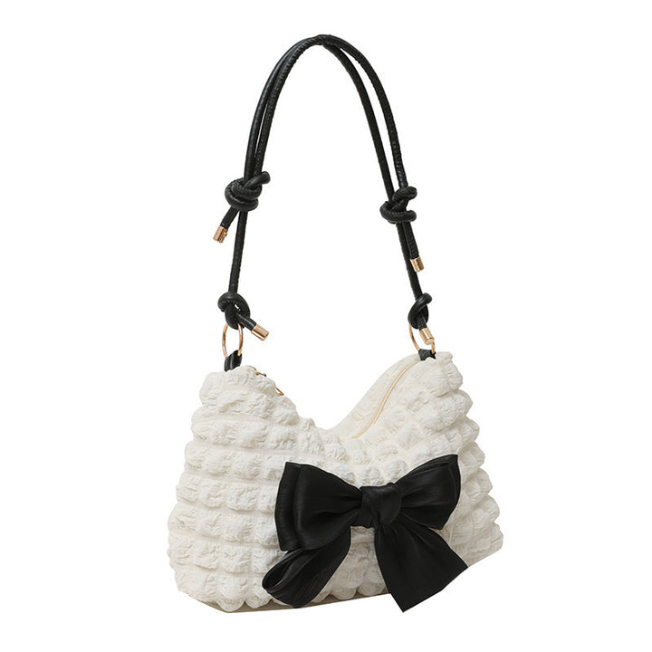 WoBow-Embellished Textured Handbag Stornfield