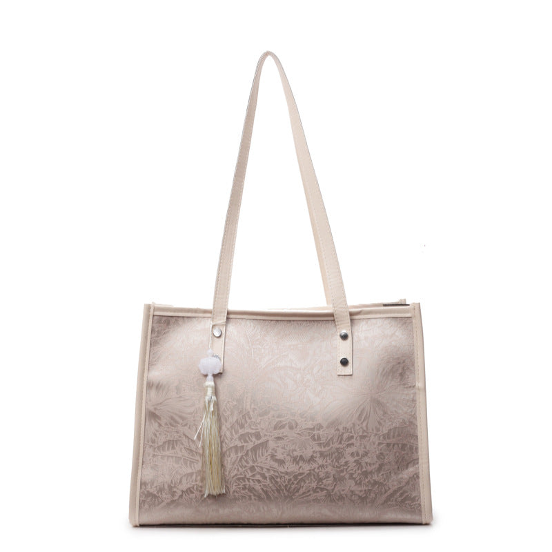 Elegant Textured Tote Bag
