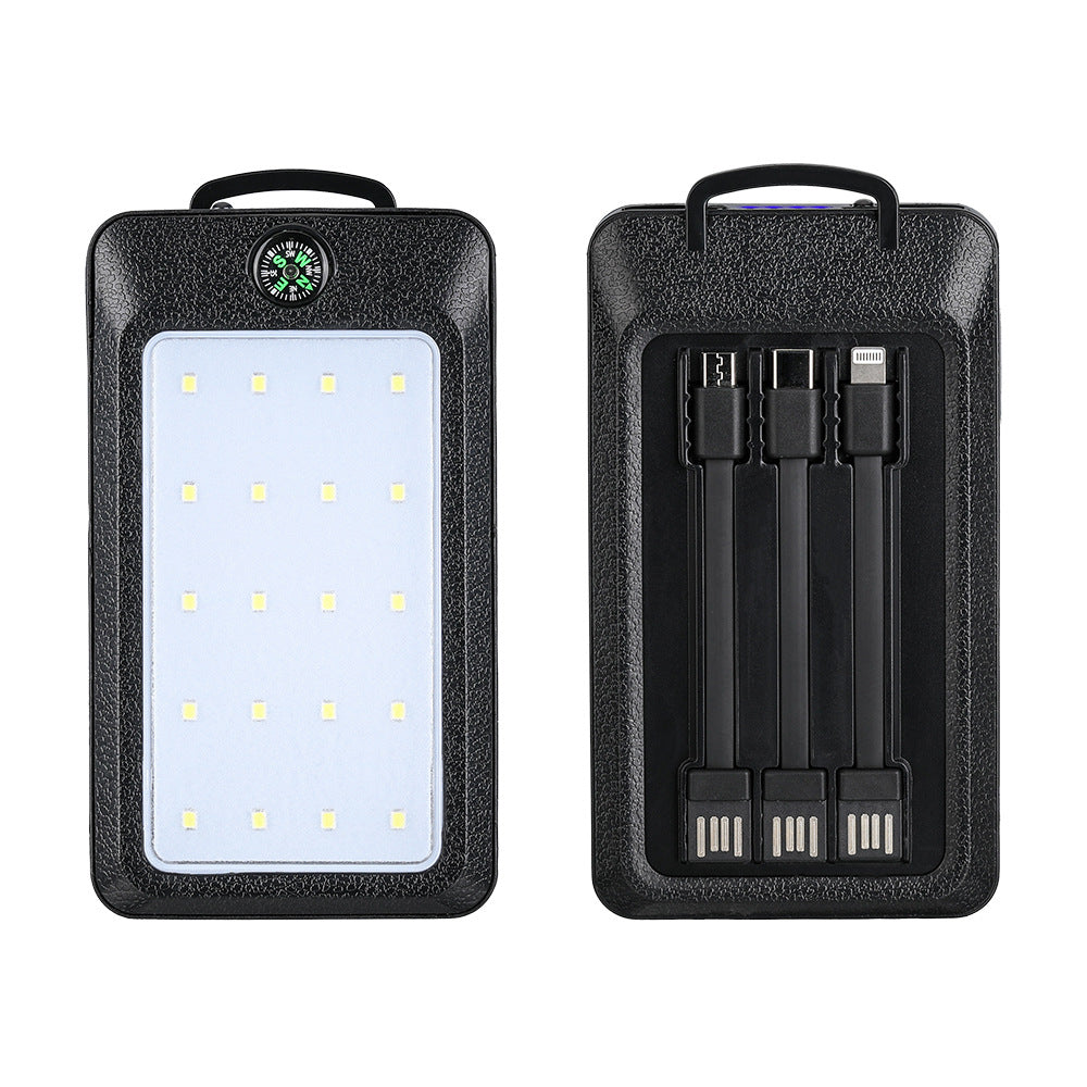 Multifunctional charging power bank with integrated LED lighting and compass Stornfield