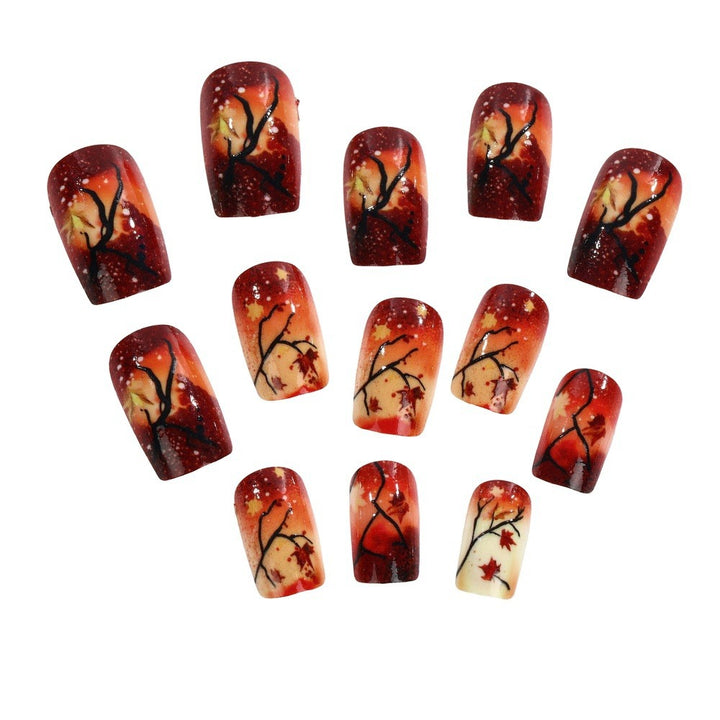 Artful Autumn Art Nails Stornfield