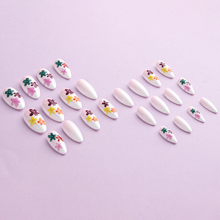 Floral Embellished Nail Art Set Stornfield