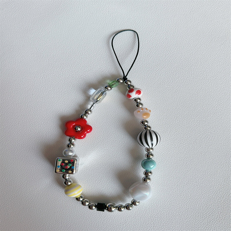 Decorative Beaded Phone Charm Stornfield 1790134835