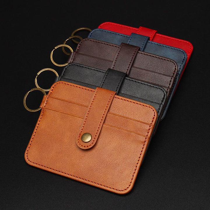 Leather Keychain Cardholder