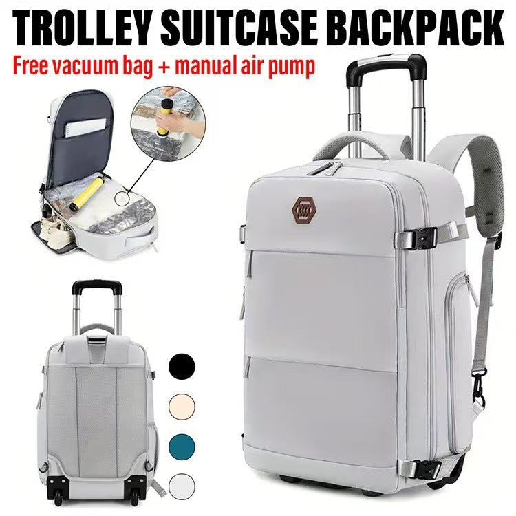 Versatile Trolley Suitcase Backpack