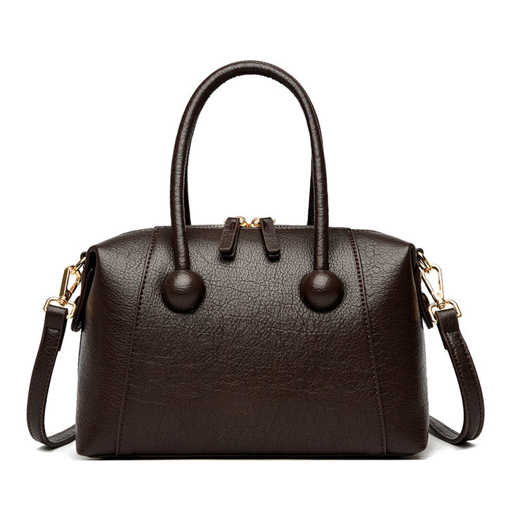 Stylish Textured Handheld Satchel Stornfield