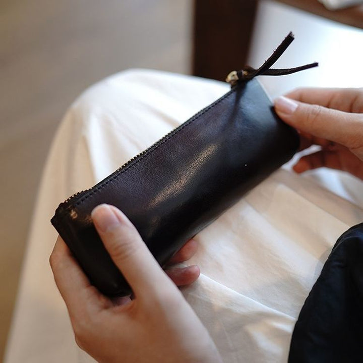 Premium Leather Pencil Pouch Stornfield