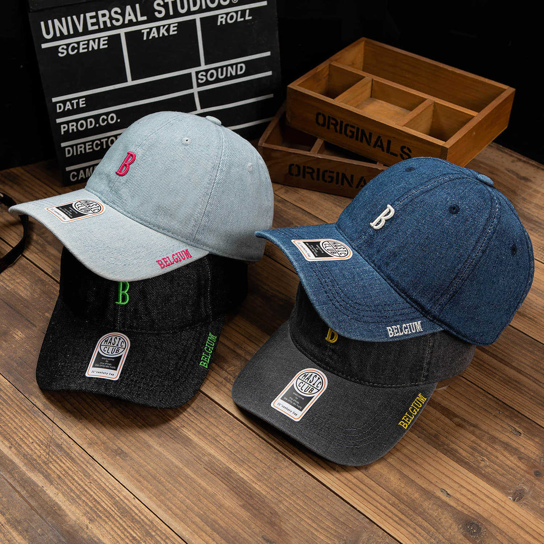 Men's Denim Embroidered Baseball Cap Stornfield