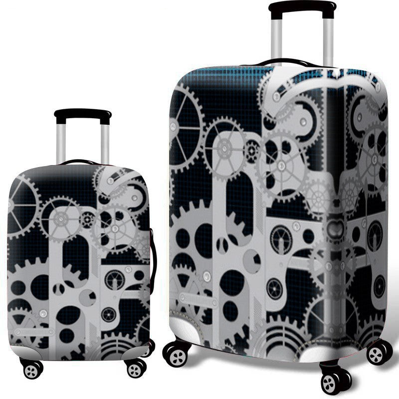Women’s hard-shell suitcase with nostalgic London motif Stornfield