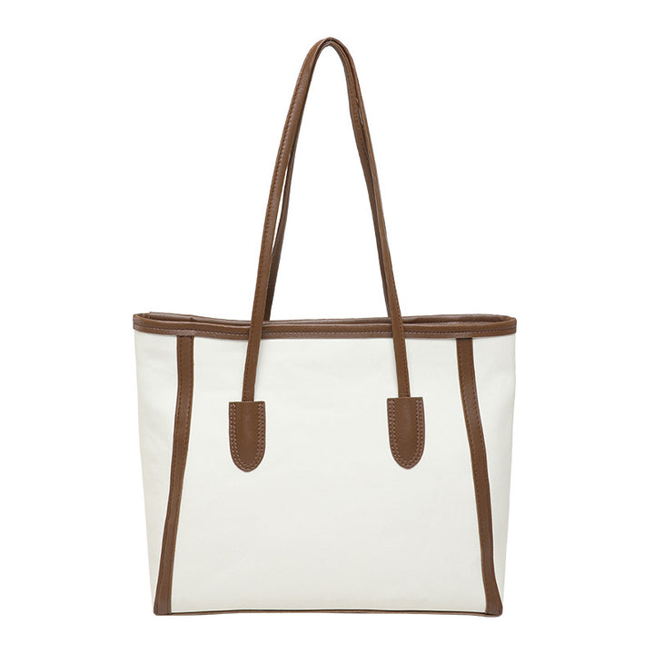 Classic Structured Canvas Tote Bag