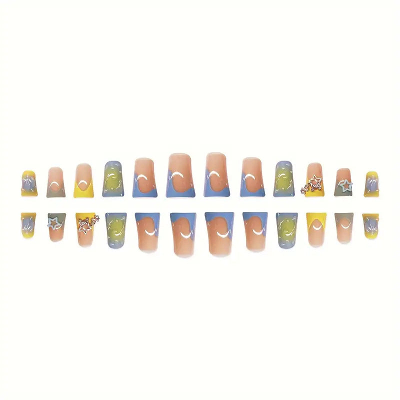 Creative Press-On Nail Art Set Stornfield