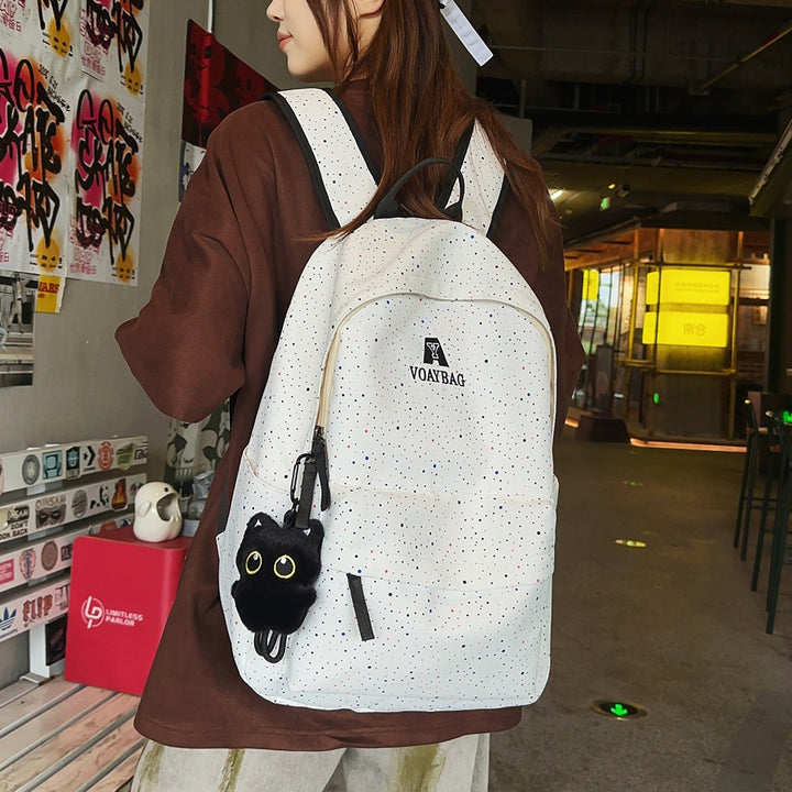 Trendy Speckled Print Backpack Stornfield