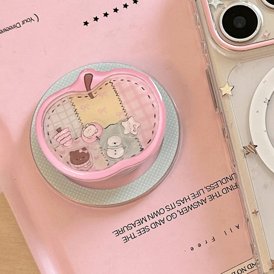 Stylish Apple-shaped cosmetic jar Stornfield