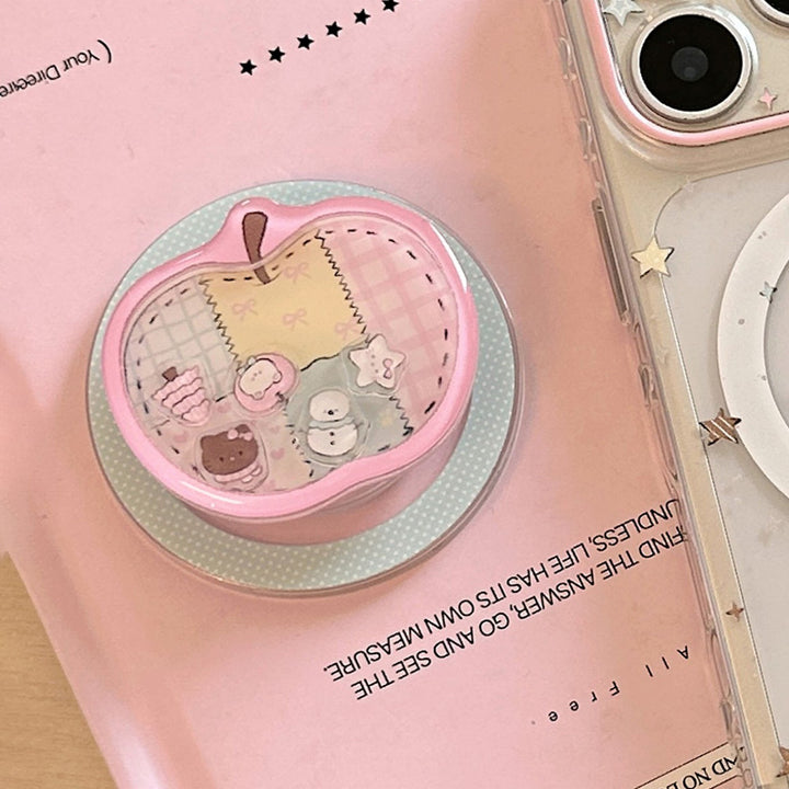 Stylish Apple-shaped cosmetic jar Stornfield