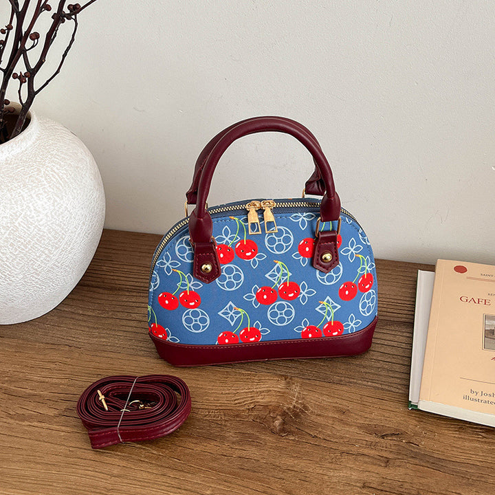 WoEmbroidered Cherry Pattern Handbag Stornfield
