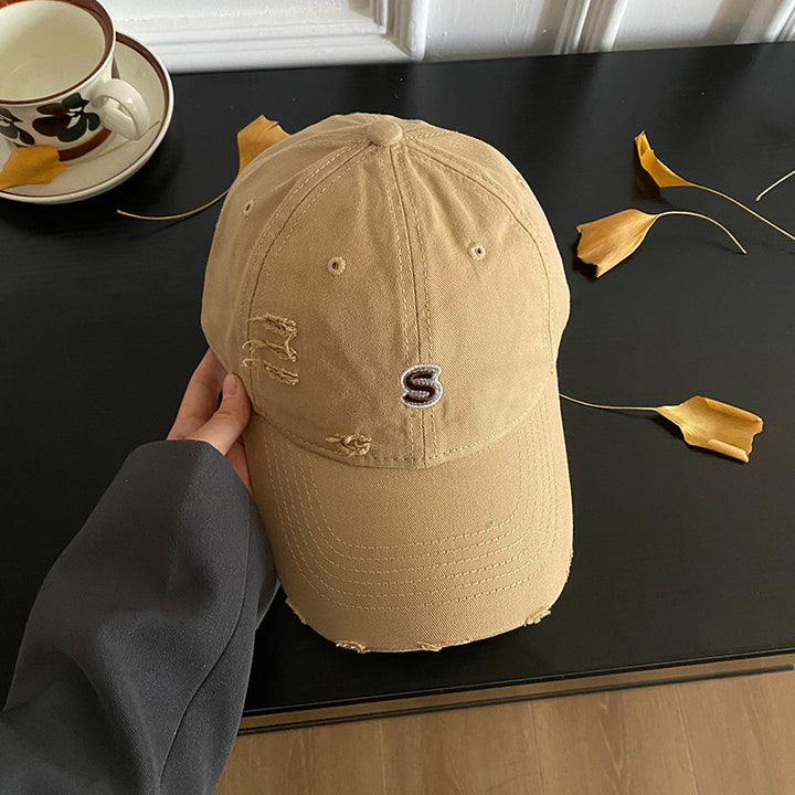 Unisex Distressed Embroidered Baseball Cap Stornfield