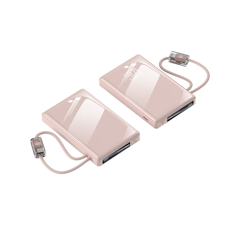 Portable power bank with integrated cables and state-of-the-art fast charging function Stornfield