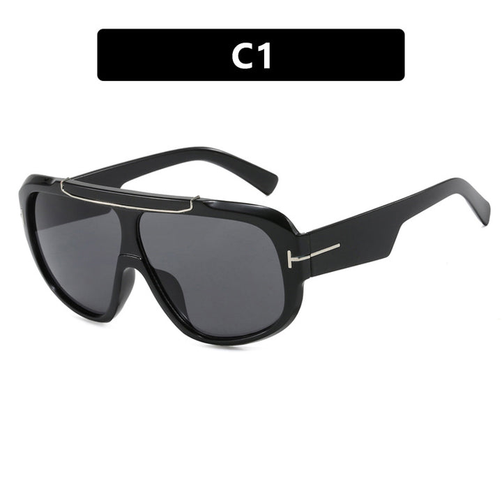 Ladies oversized sunglasses in a modern, transparent design Stornfield