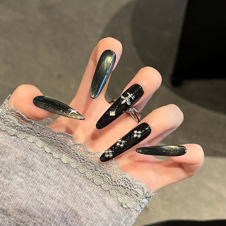 Glamorous Decorative Press-On Nail Art Stornfield