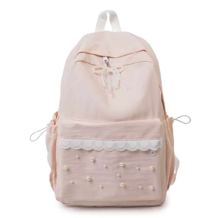 Backpack with elegant pearl applications and intricate design Stornfield