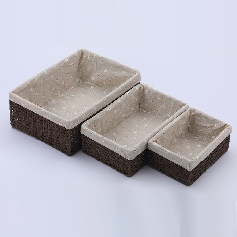 Women's Storage Basket Set with Decorative Lining Stornfield