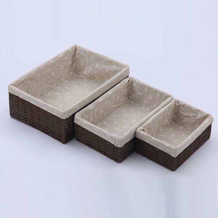 Women's Storage Basket Set with Decorative Lining Stornfield