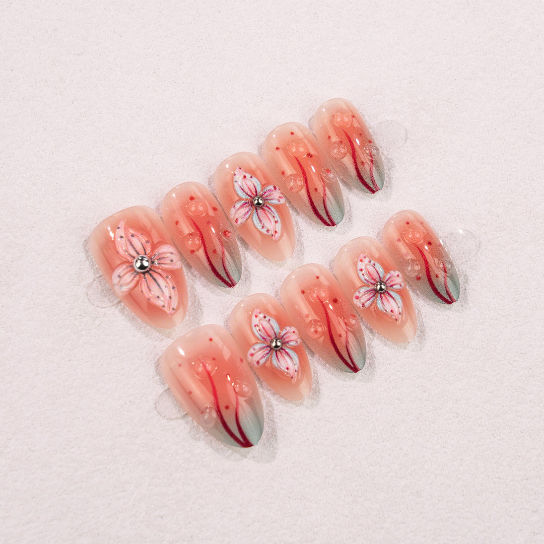 Artistic Floral Design Press-On Nails Stornfield 1790636524