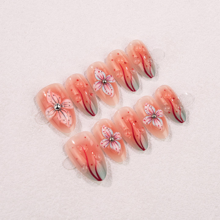 Artistic Floral Design Press-On Nails Stornfield 1790636524