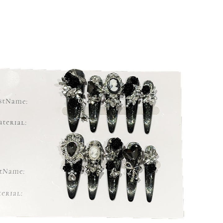 Gothic-Inspired Nail Art Kit