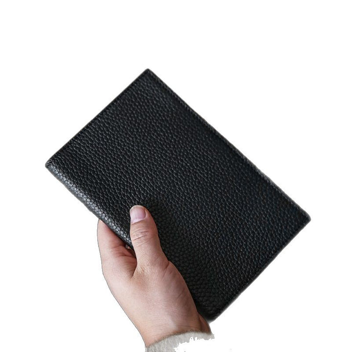 Premium Textured Leather Passport Holder Stornfield