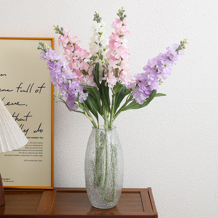 Artificial orchid bouquet with realistic flowers