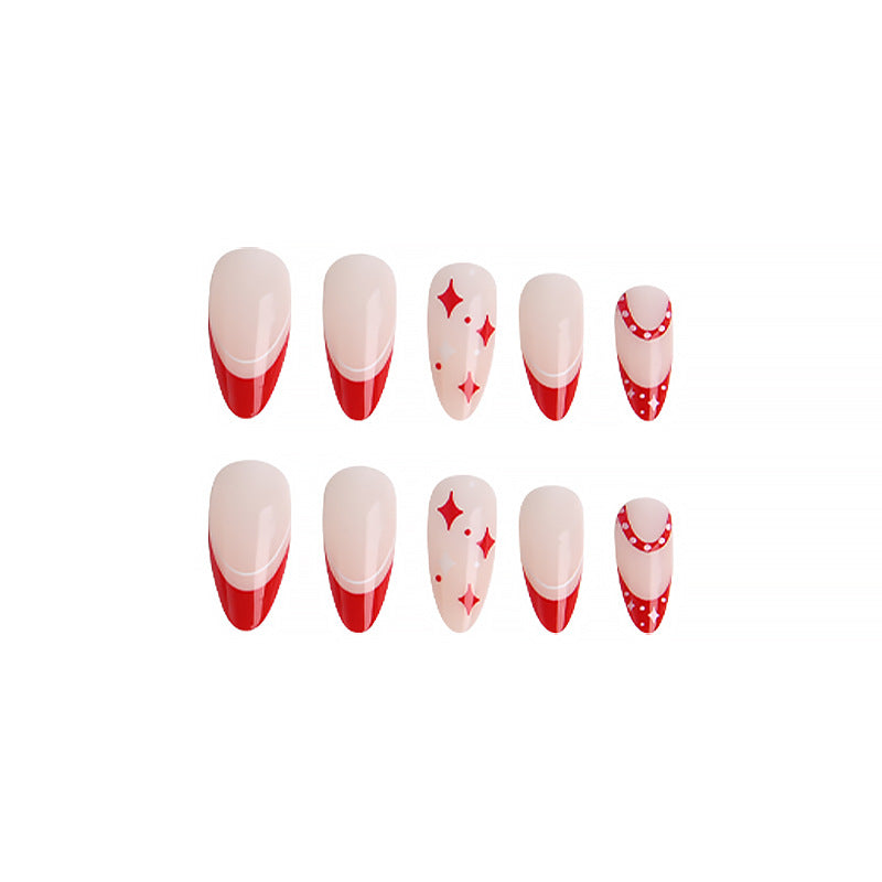 Artful Nail Tips with Heart Design Stornfield