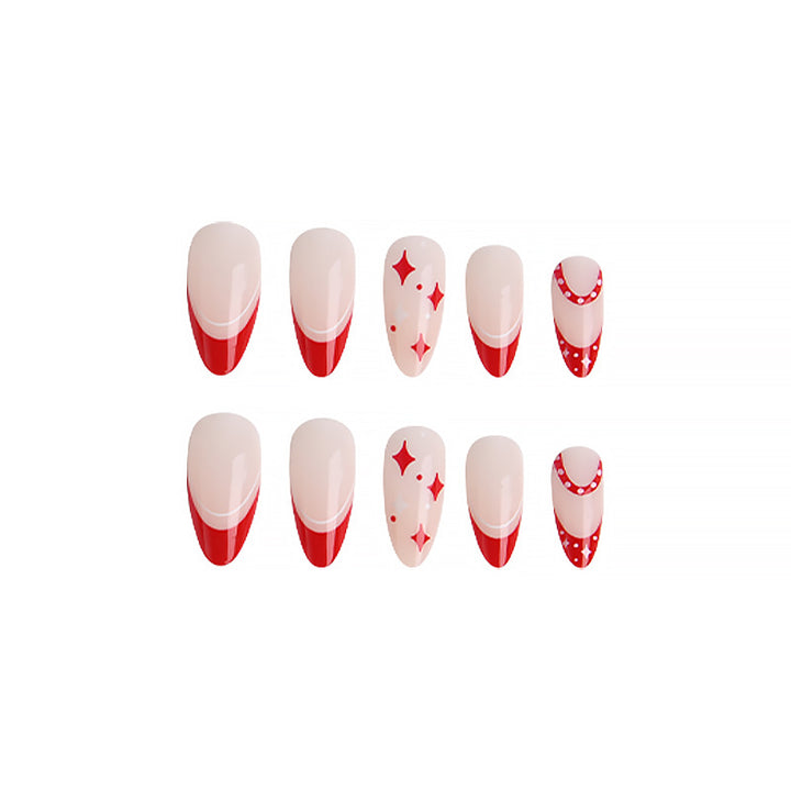 Artful Nail Tips with Heart Design Stornfield