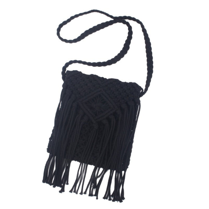 Hand-knotted fringe bag Stornfield