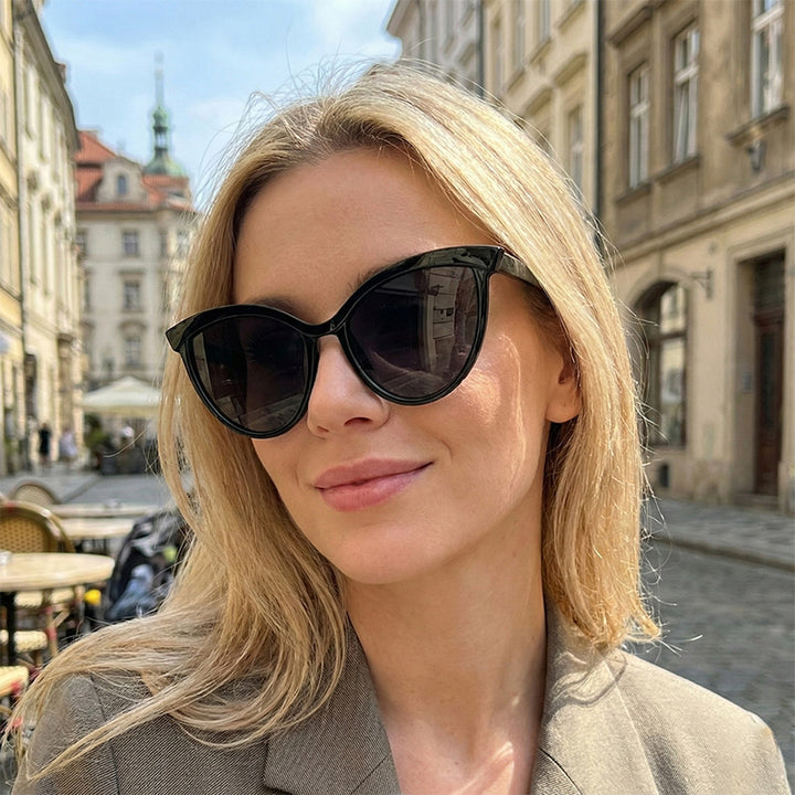 Ladies Elegant Cat-Eye Sunglasses with UV Protection and High-Quality Frame Stornfield