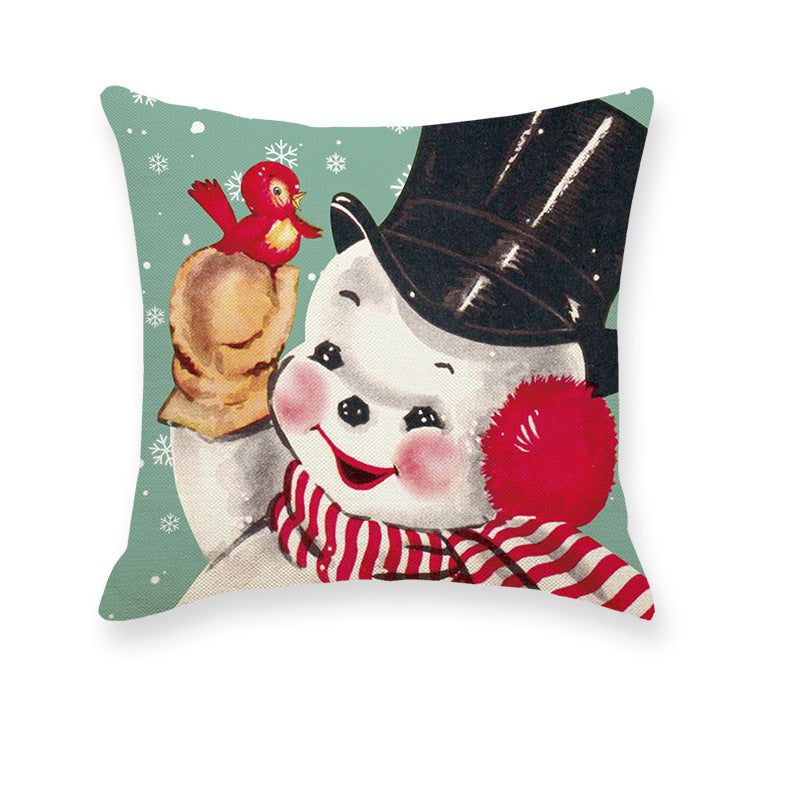 Decorative Christmas-Themed Throw Pillow